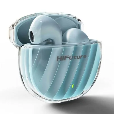 HiFuture - FlyBuds3 - True Wireless Earbuds - Charging Case - Blue